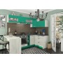 Кухня Шарлотта ДСП крафт белый/абсент