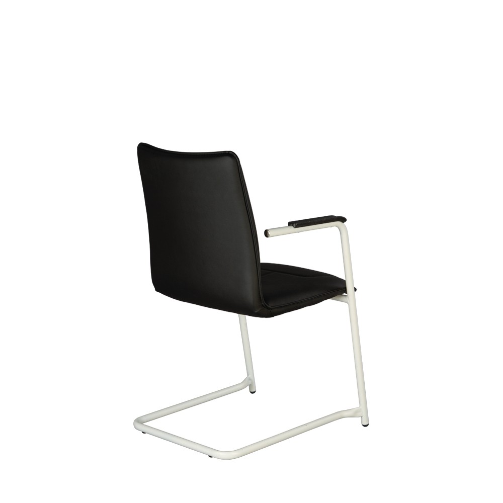 Офисный стул для посетителей DeSilva arm white