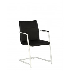 Офисный стул для посетителей DeSilva arm white