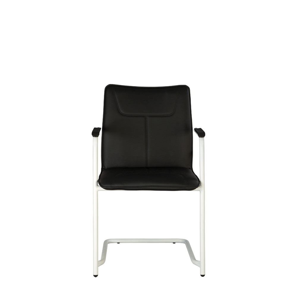 Офисный стул для посетителей DeSilva arm white