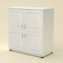 Комод "Комод - 4Д" МДФ - белый