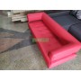 Офисный диван Стронг - красный матовый