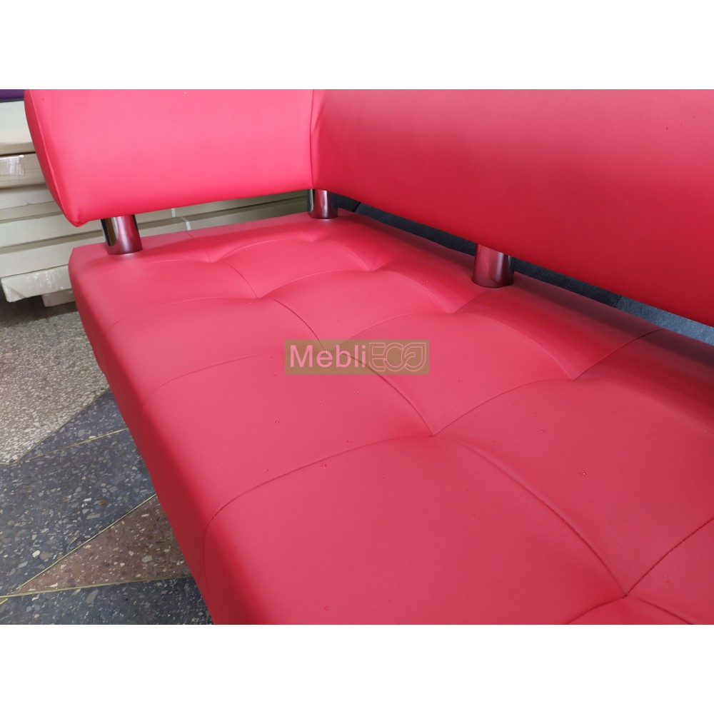 Офисный диван Стронг - красный матовый